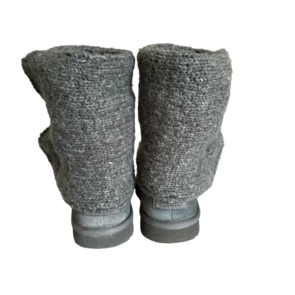 UGG Women’s Cardy Knit Boots Grey Tall Boots